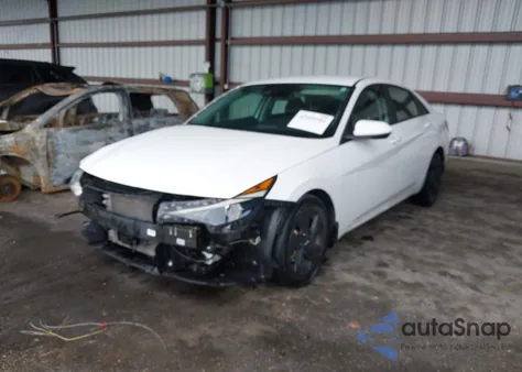 2023 Hyundai Elantra Hybrid Blue from USA, damaged, VIN KMHLM4AJ4PU039799